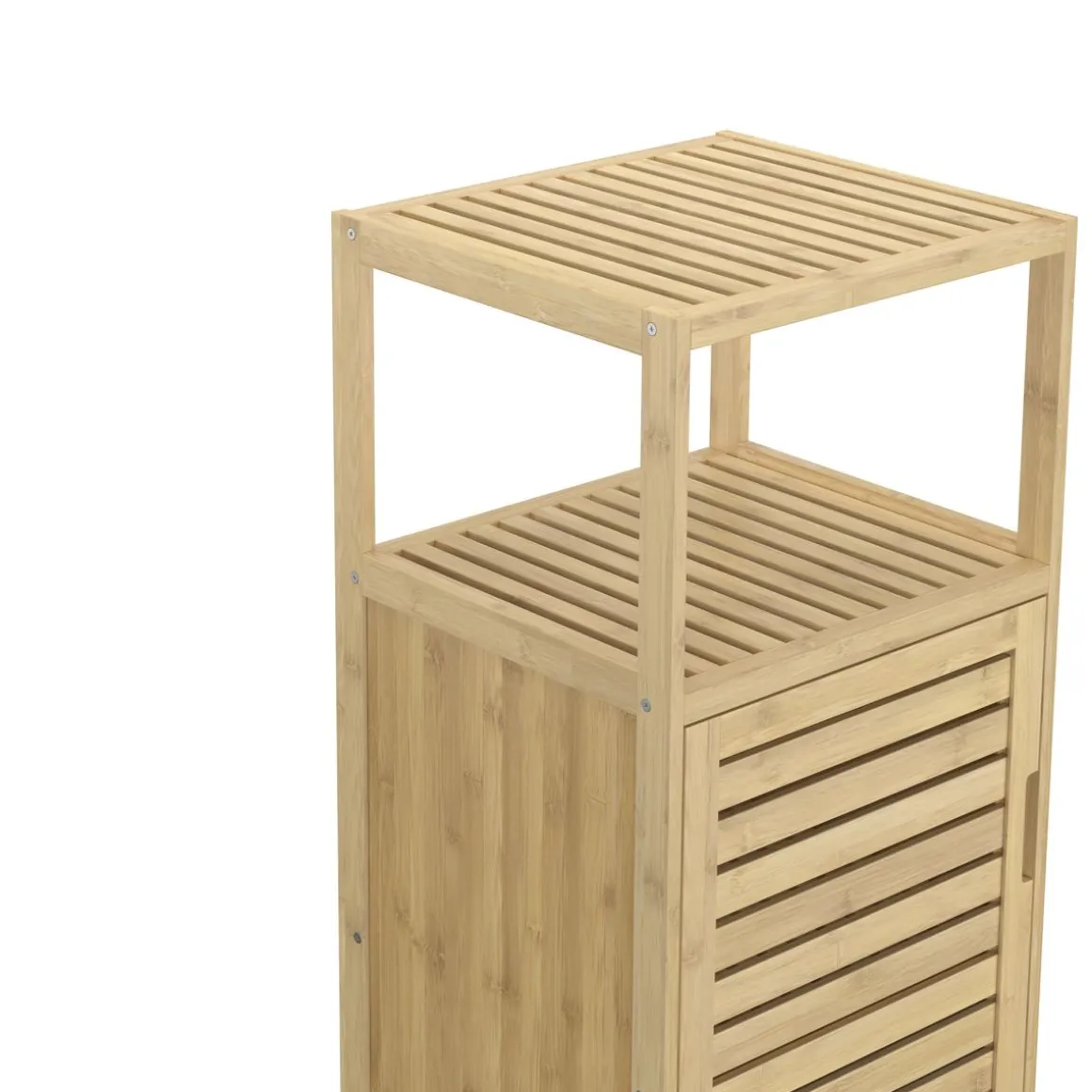 Badezimmerschrank Bambus SANOVA 37 x 33 x 86 cm natur
