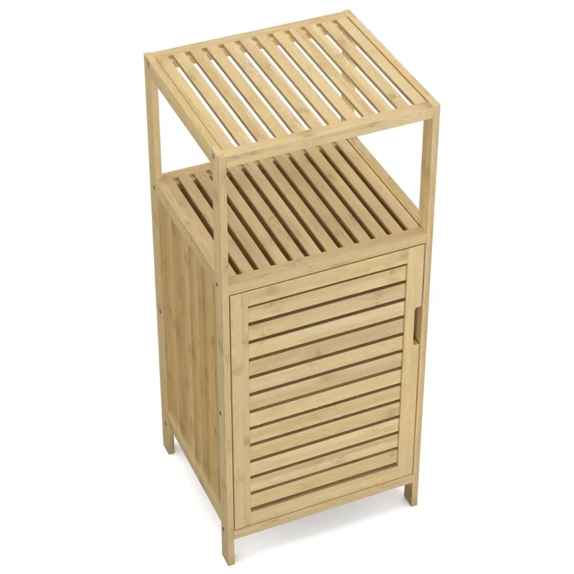 Badezimmerschrank Bambus SANOVA 37 x 33 x 86 cm natur