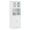 Badezimmerschrank FONTANA 60 x 30 x 148 cm weiss