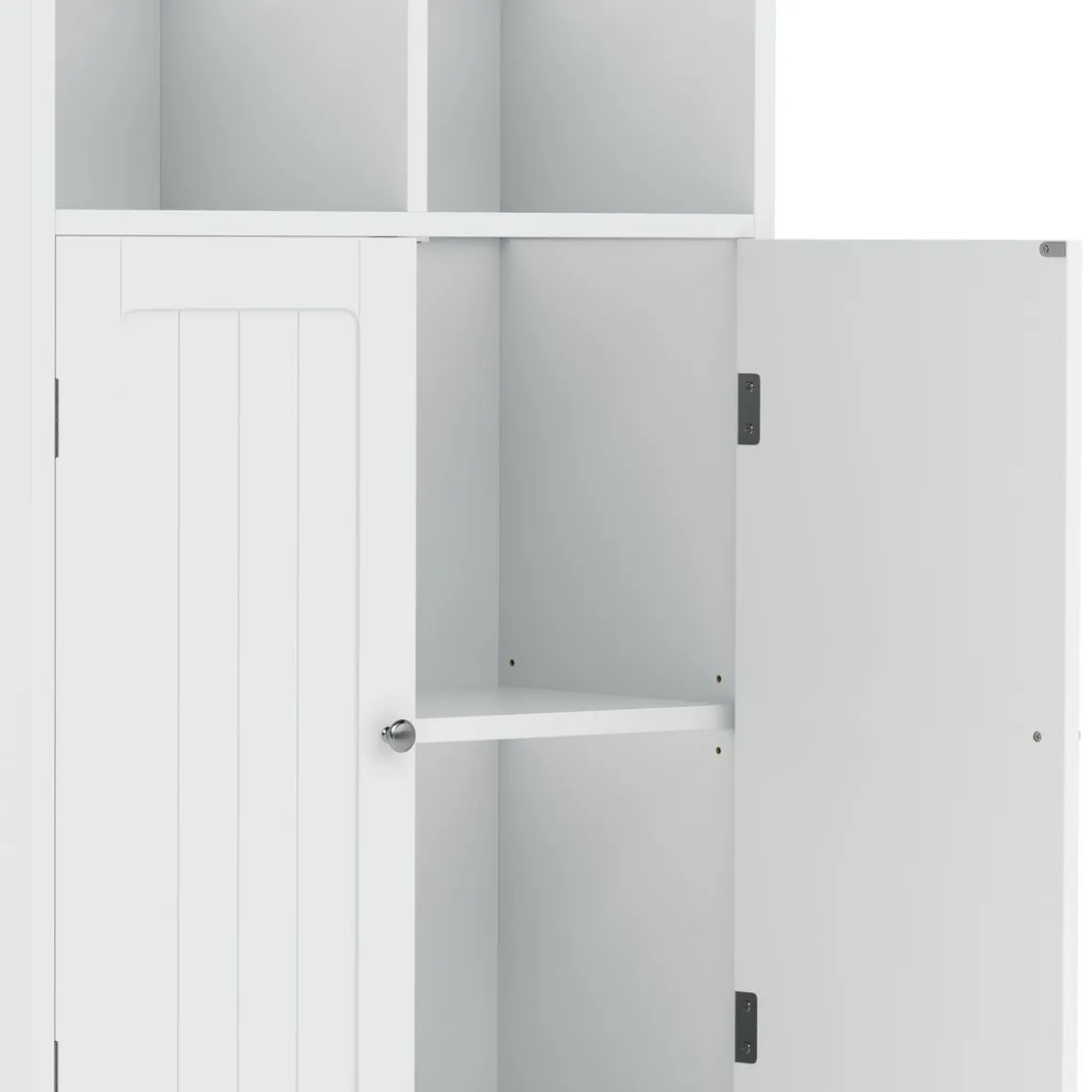 Badezimmerschrank FONTANA 60 x 30 x 148 cm weiss