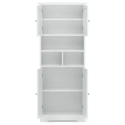 Badezimmerschrank FONTANA 60 x 30 x 148 cm weiss