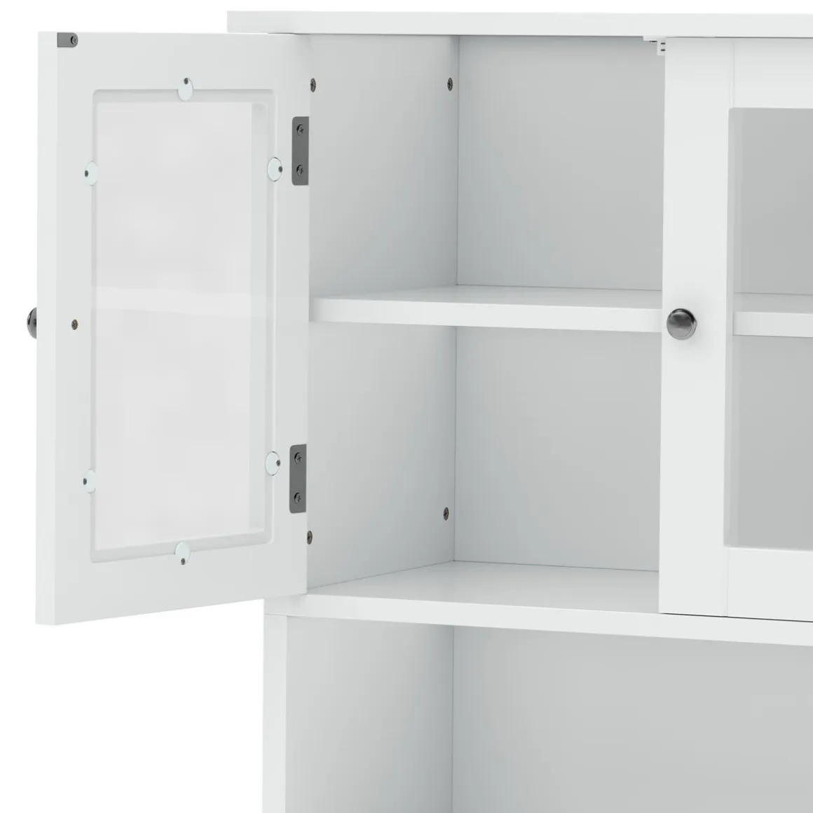Badezimmerschrank FONTANA 60 x 30 x 148 cm weiss