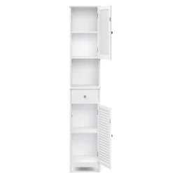 Badezimmerschrank FONTANA 32 x 30 x 170 cm weiss
