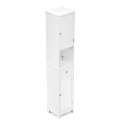 Badezimmerschrank FONTANA 32 x 30 x 170 cm weiss