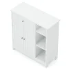 Badezimmerschrank FONTANA 75 x 30 x 80 cm weiss