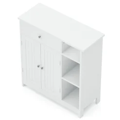 Badezimmerschrank FONTANA 75 x 30 x 80 cm weiss