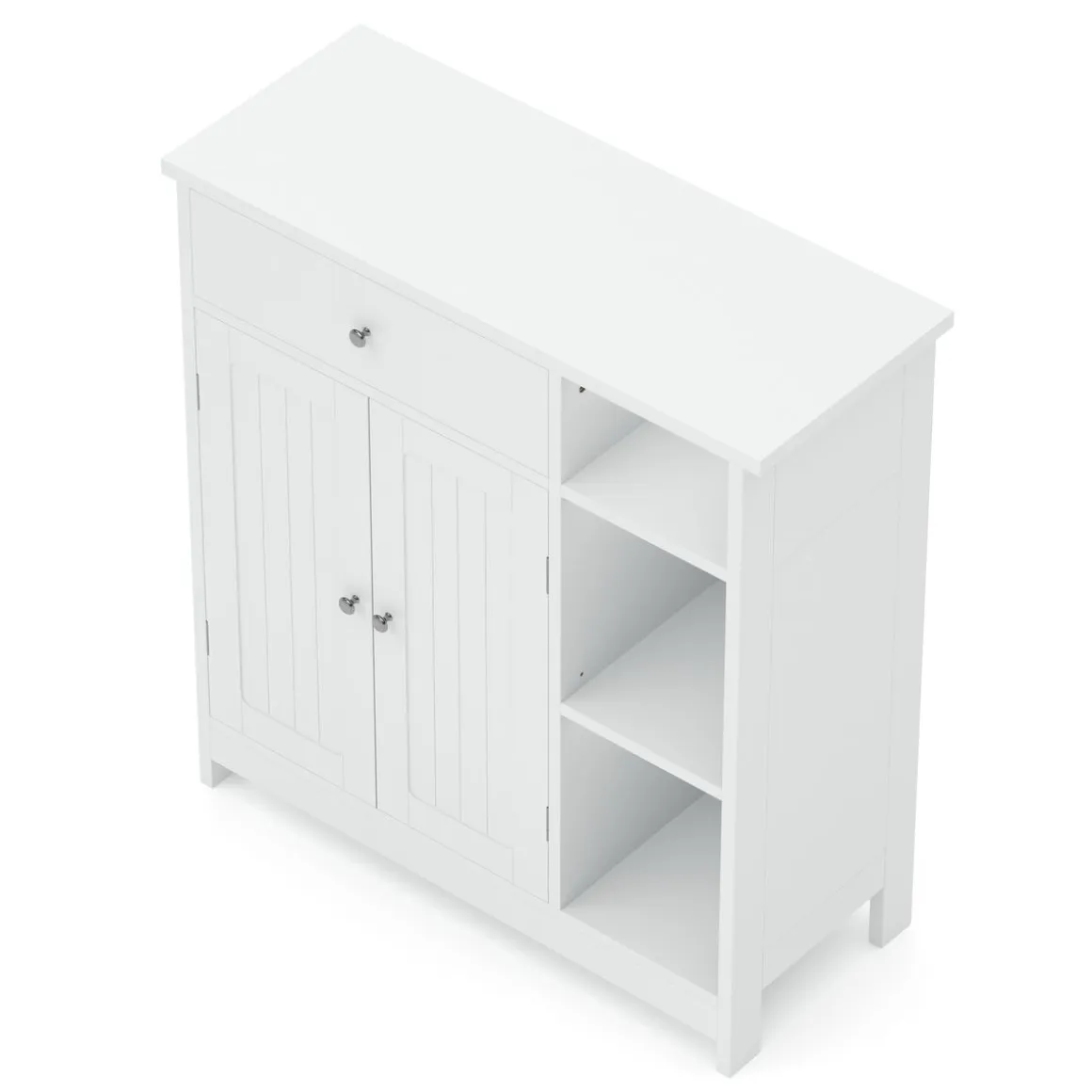 Badezimmerschrank FONTANA 75 x 30 x 80 cm weiss