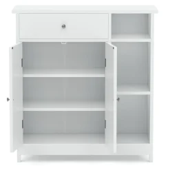 Badezimmerschrank FONTANA 75 x 30 x 80 cm weiss