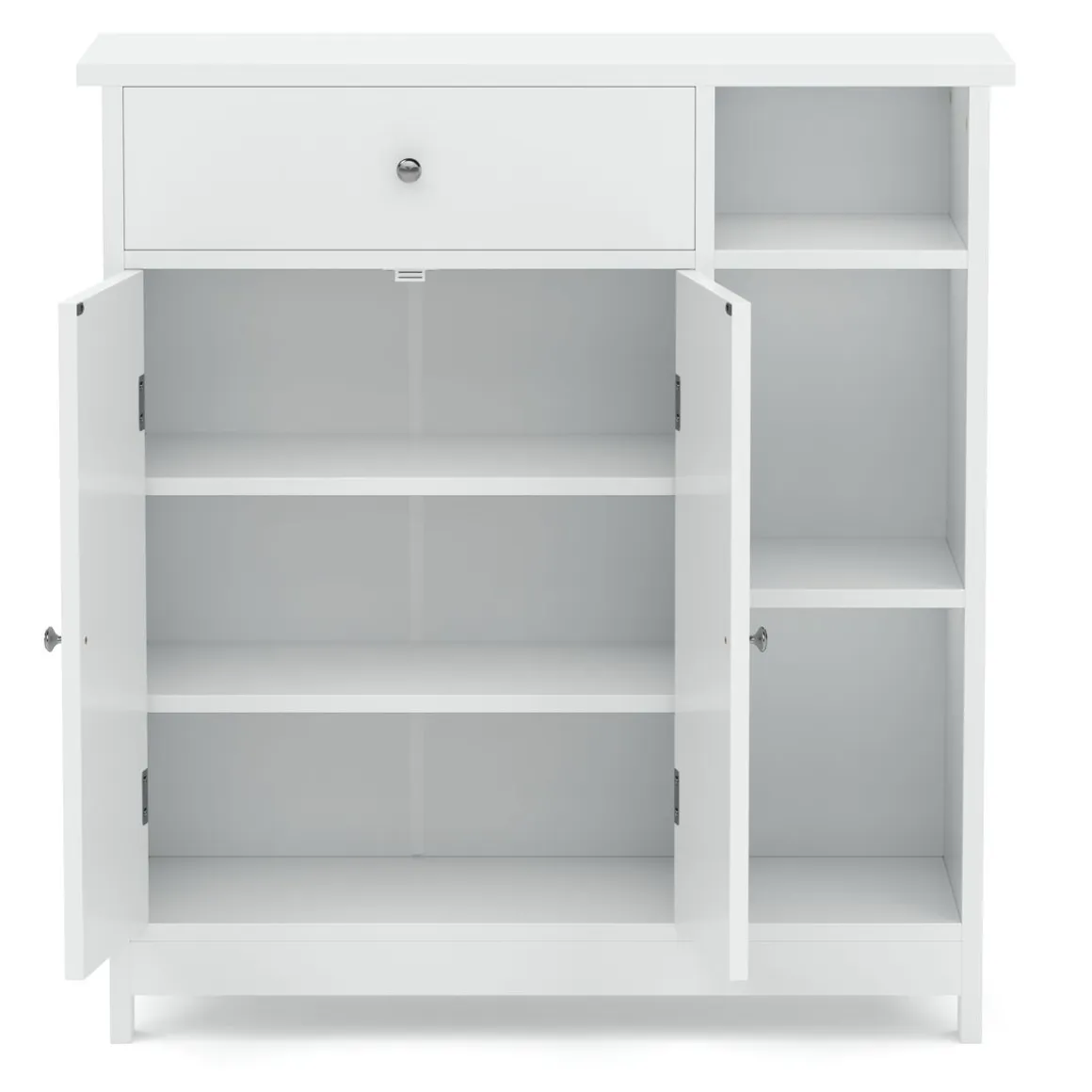 Badezimmerschrank FONTANA 75 x 30 x 80 cm weiss