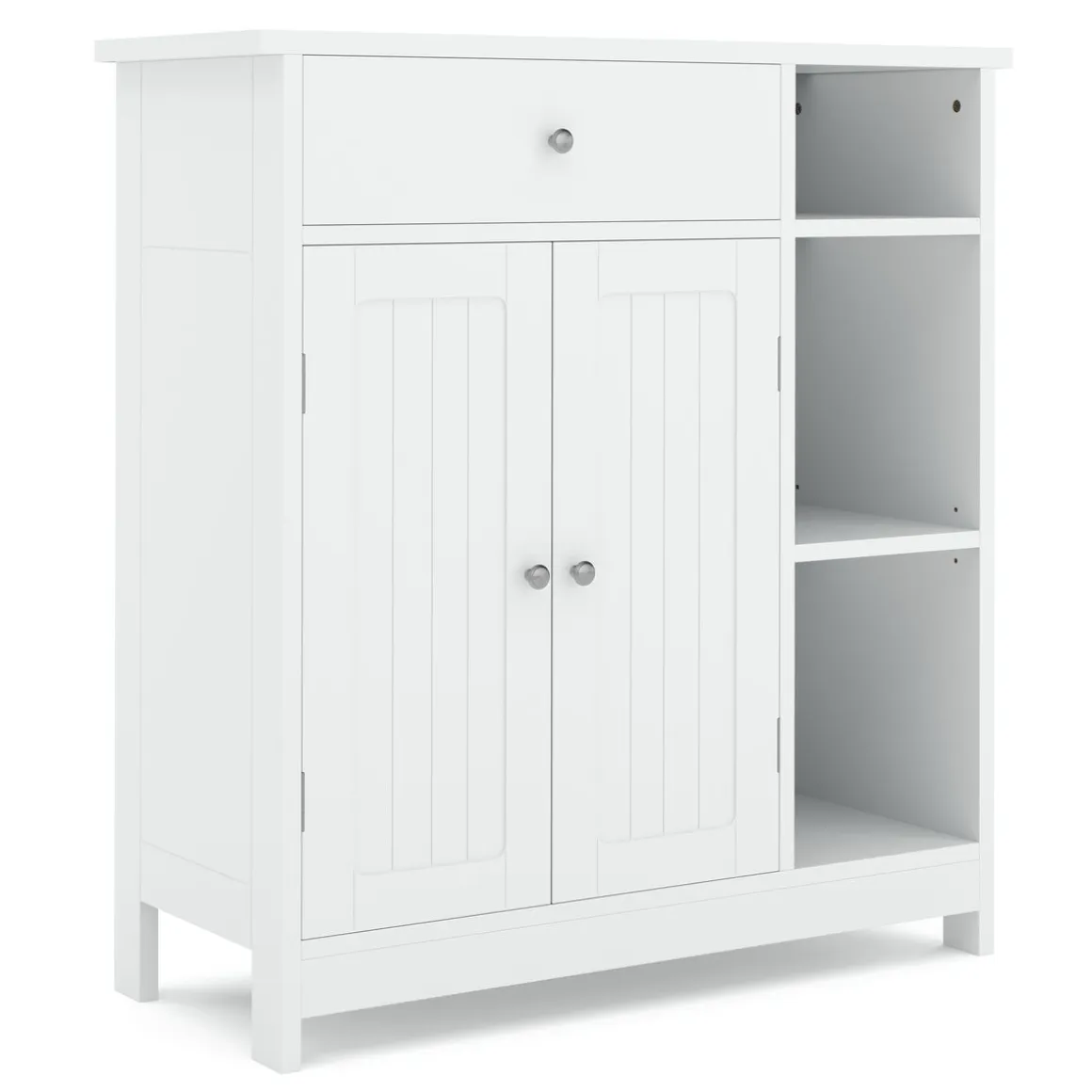 Badezimmerschrank FONTANA 75 x 30 x 80 cm weiss