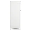 Badezimmerschrank mit 2 Schubladen und 2 Körben 60 x 30 x 80 cm weiss