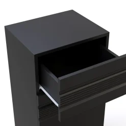 Badezimmerschrank 36 x 31 x 79 cm schwarz