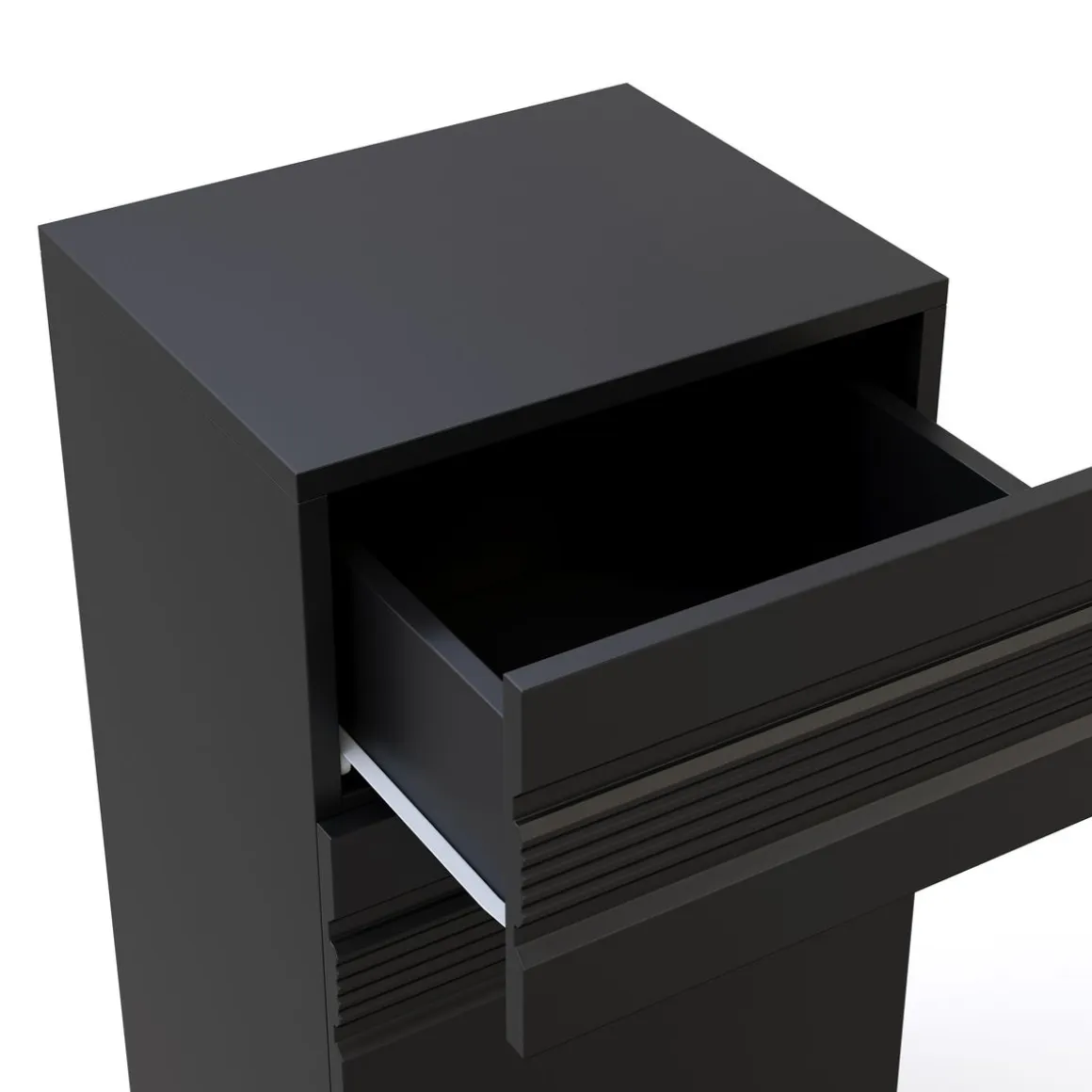 Badezimmerschrank 36 x 31 x 79 cm schwarz