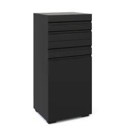 Badezimmerschrank 36 x 31 x 79 cm schwarz