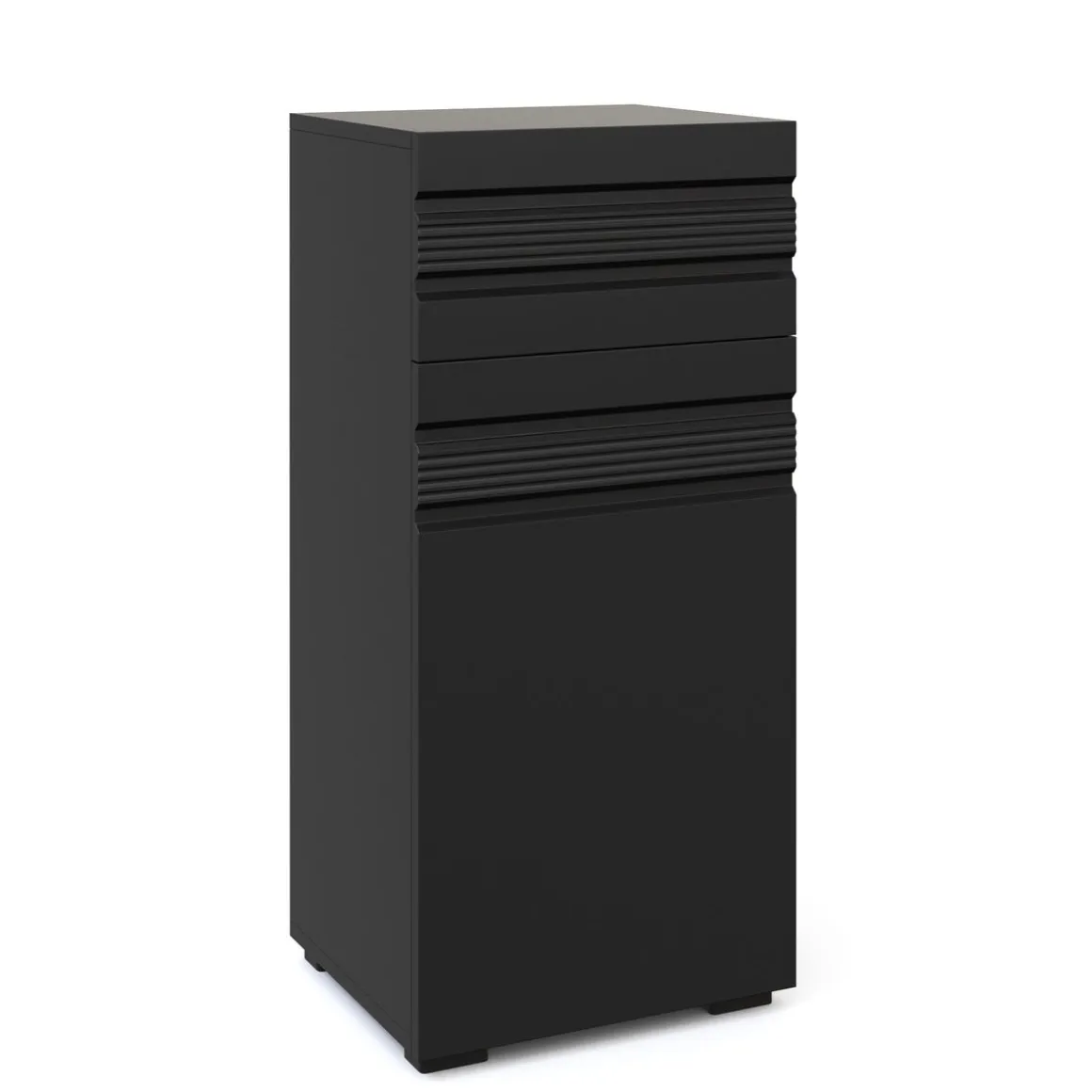 Badezimmerschrank 36 x 31 x 79 cm schwarz