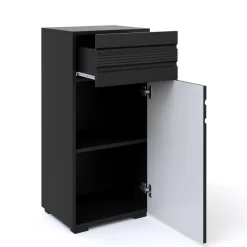 Badezimmerschrank 36 x 31 x 79 cm schwarz