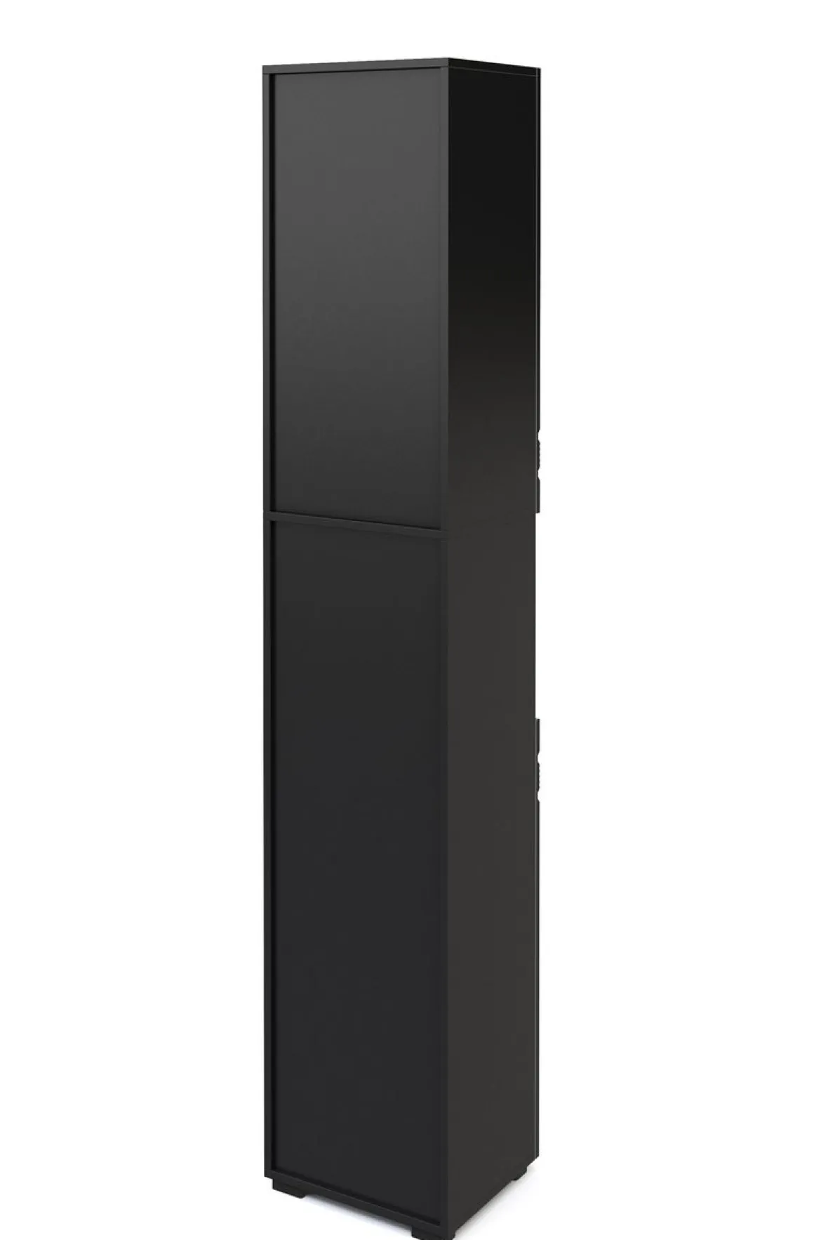 Badezimmerschrank 36 x 31 x 190 cm schwarz