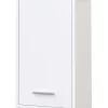 Badezimmerschrank 30 x 30 x 185 cm weiss