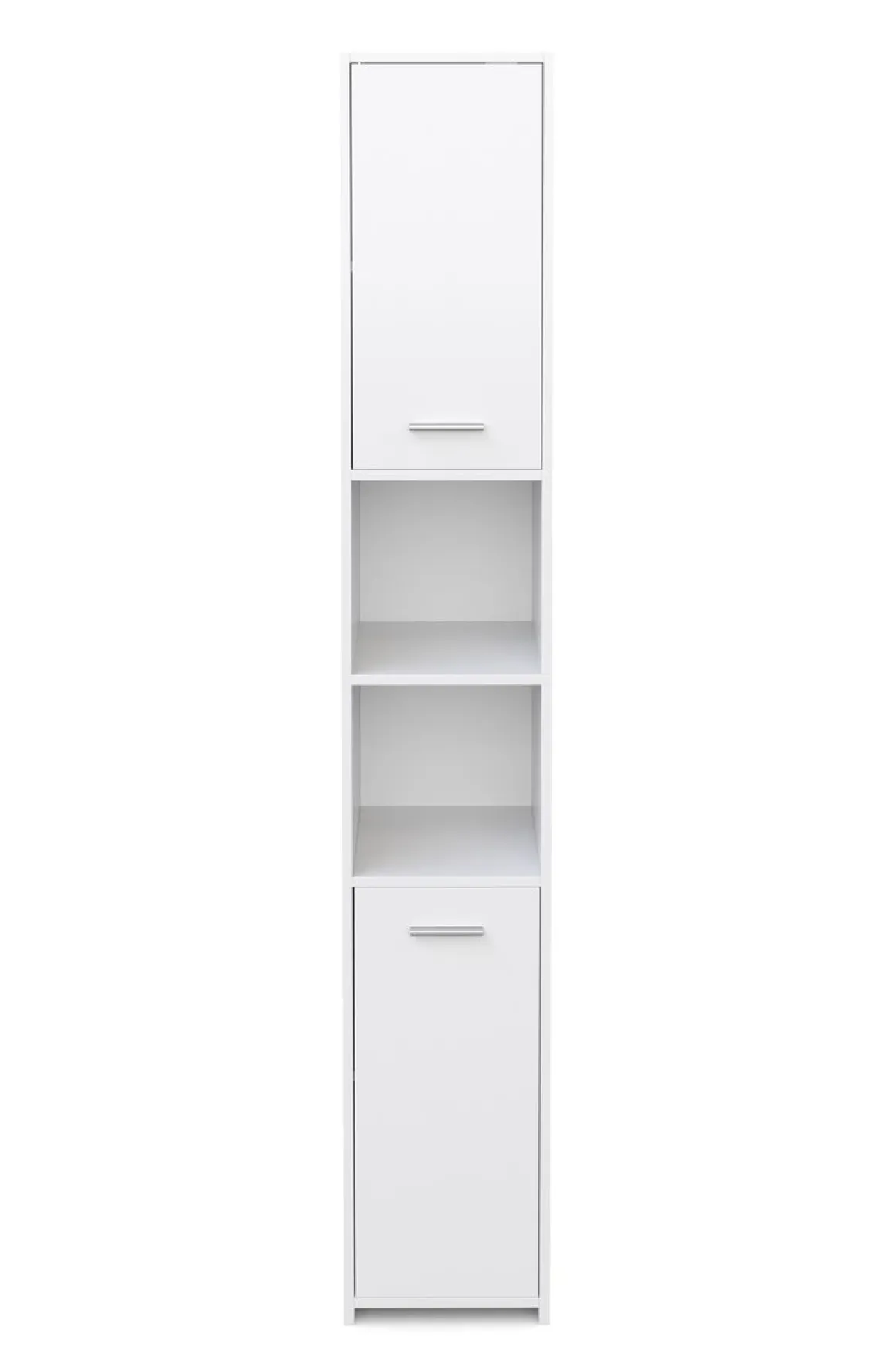 Badezimmerschrank 30 x 30 x 185 cm weiss