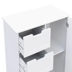 Badezimmerschrank 55 x 30 x 81 cm weiss