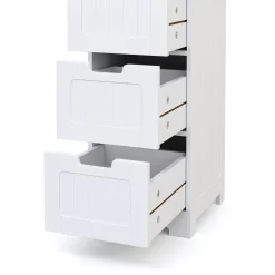 Badezimmerschrank 30 x 30 x 81 cm weiss