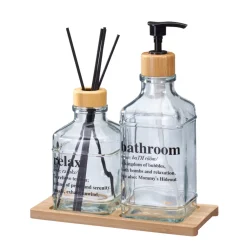 Badezimmer Set Glas 8-teilig