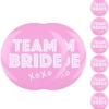 Badge TEAM BRIDE 8er Set pink