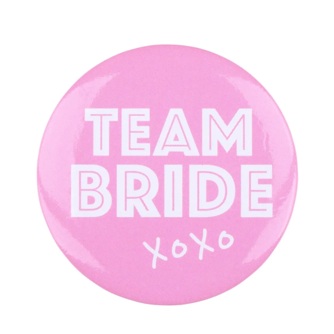 Badge TEAM BRIDE 8er Set pink