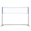 Badminton Netz verstellbar 3 m blau
