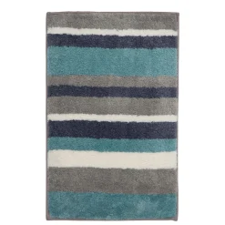 Badteppich ALENE 60 x 120 cm petrol/grau