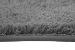 Badteppich Hochflor MERLE 70 x 120 cm grau
