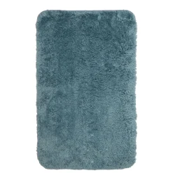 Badteppich Hochflor MERLE 50 x 80 cm petrol