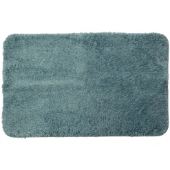 Badteppich Hochflor MERLE 50 x 80 cm petrol