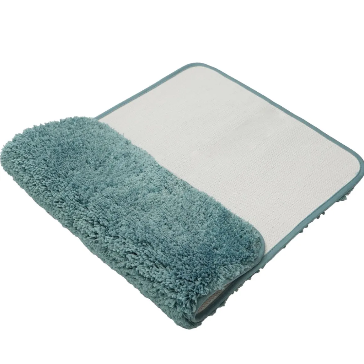 Badteppich Hochflor MERLE 50 x 80 cm petrol