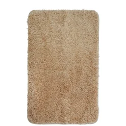 Badteppich Hochflor MERLE 50 x 80 cm beige
