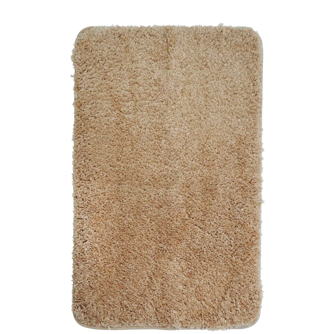 Badteppich Hochflor MERLE 50 x 80 cm beige