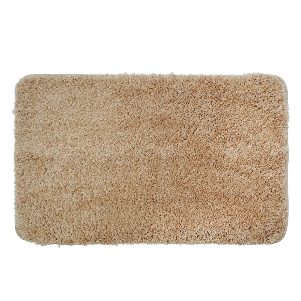 Badteppich Hochflor MERLE 50 x 80 cm beige