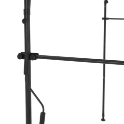 Balkonmarkise mit LED 300 x 150 cm grau