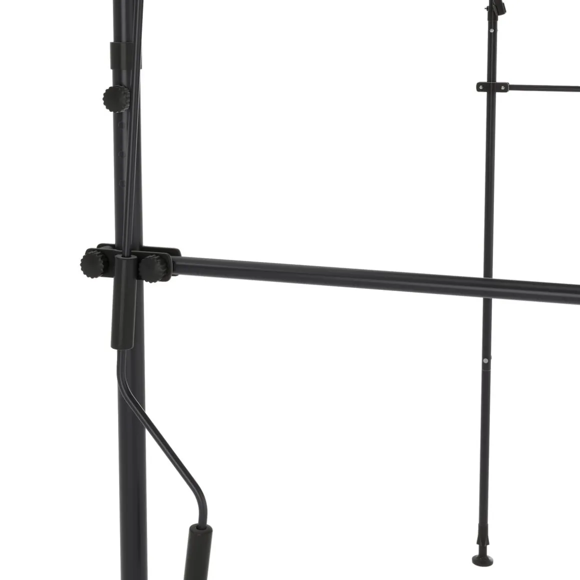 Balkonmarkise mit LED 300 x 150 cm grau