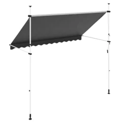 Balkonmarkise 300 x 150 cm anthrazit | GONSER.CH