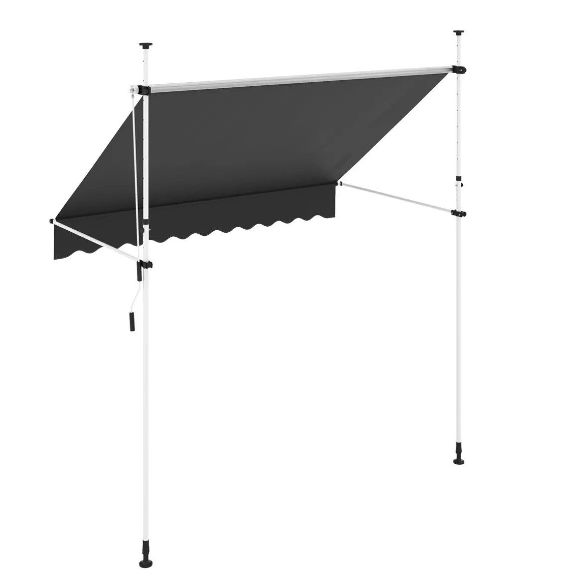 Balkonmarkise 250 x 120 cm anthrazit