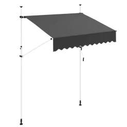 Balkonmarkise 200 x 120 cm anthrazit