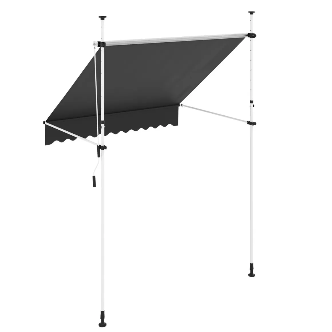 Balkonmarkise 200 x 120 cm anthrazit