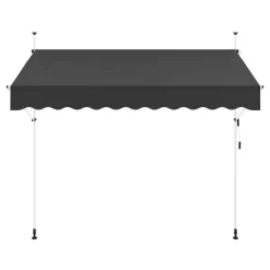 Balkonmarkise 300 x 120 cm anthrazit