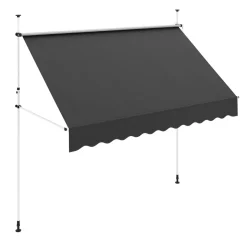 Balkonmarkise 300 x 120 cm anthrazit