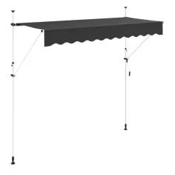 Balkonmarkise 300 x 120 cm anthrazit