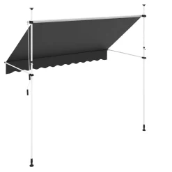 Balkonmarkise 300 x 120 cm anthrazit