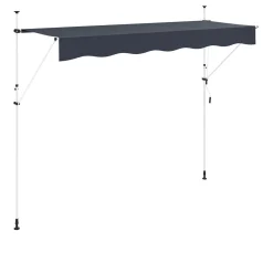 Balkonmarkise 350 x 120 cm anthrazit