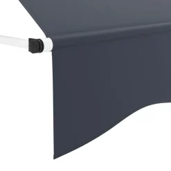 Balkonmarkise 350 x 120 cm anthrazit