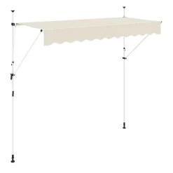 Balkonmarkise 300 x 120 cm beige